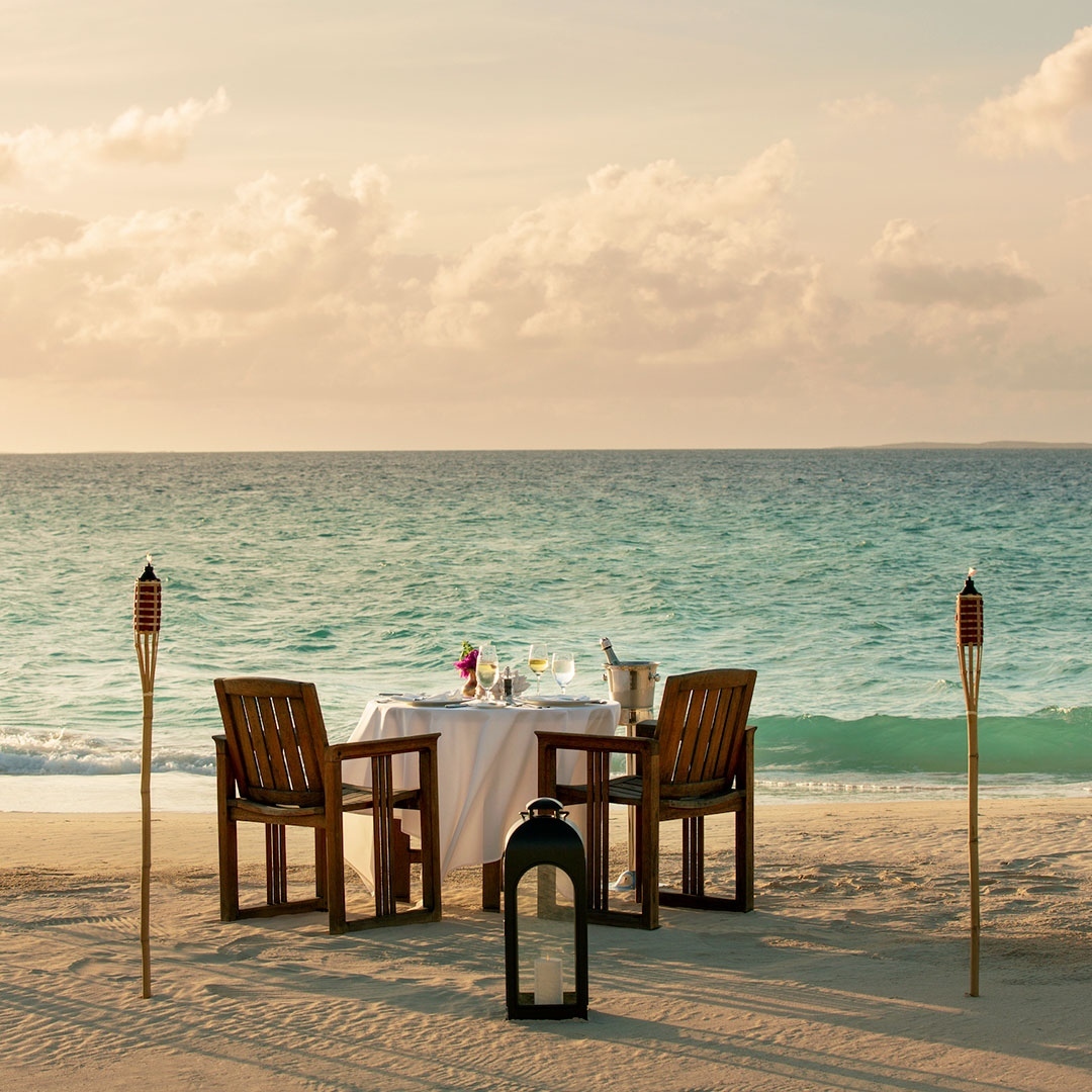 Private Beach Dining
