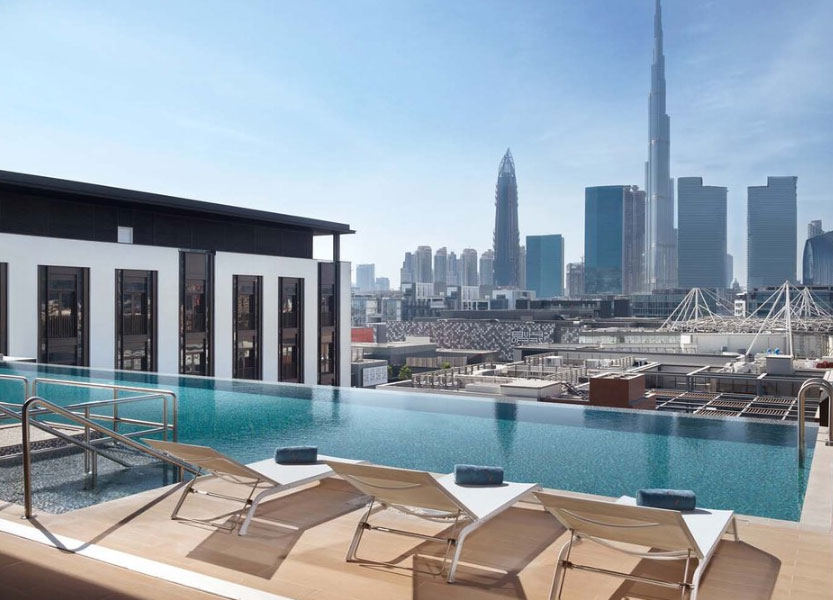 Lookup Rooftop Pool and Bar in Dubai