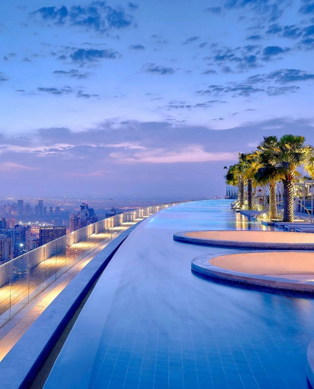 Raffles Dubai Rooftop Pool