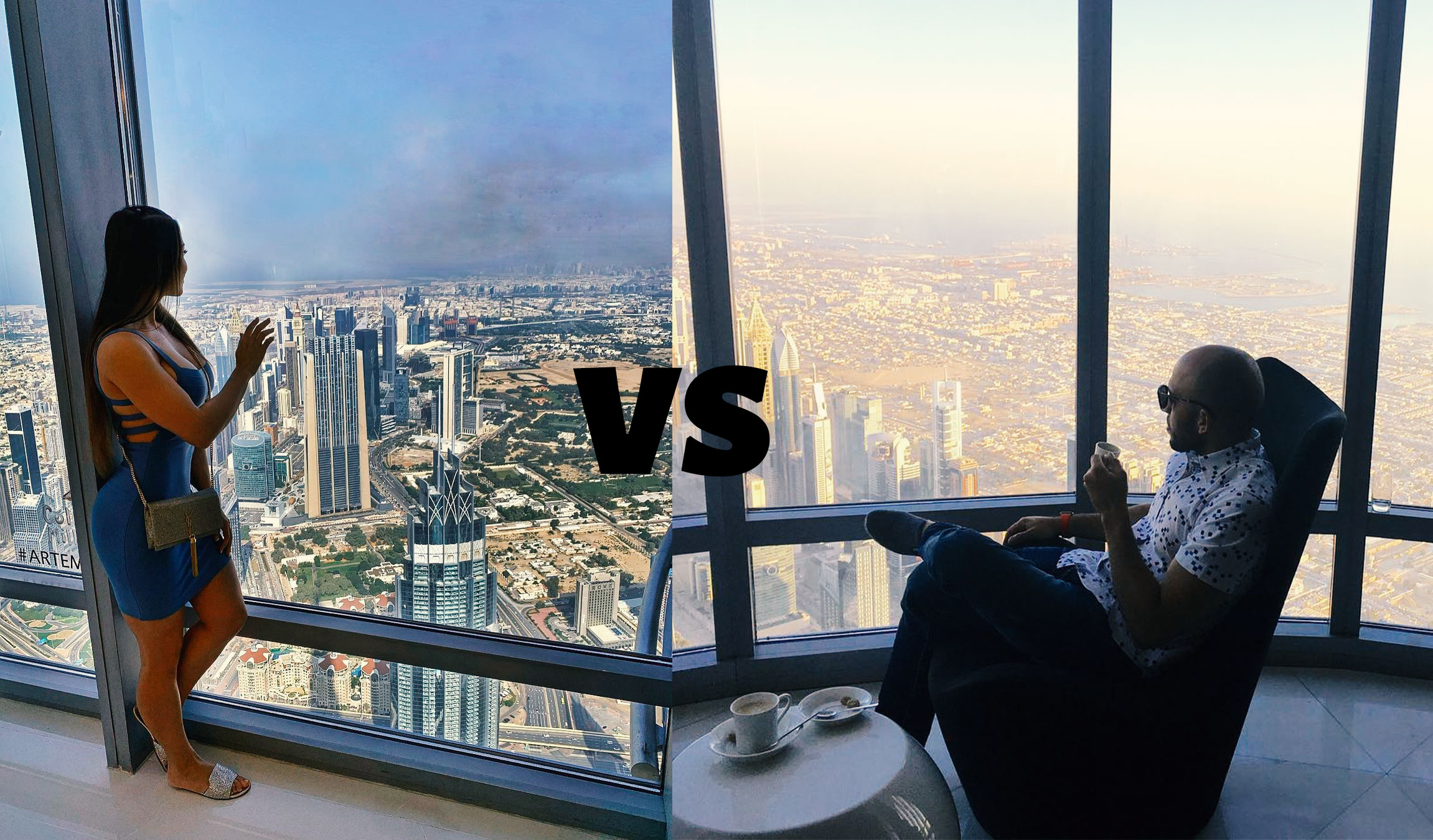 Burj Khalifa 124 vs 148 Floor