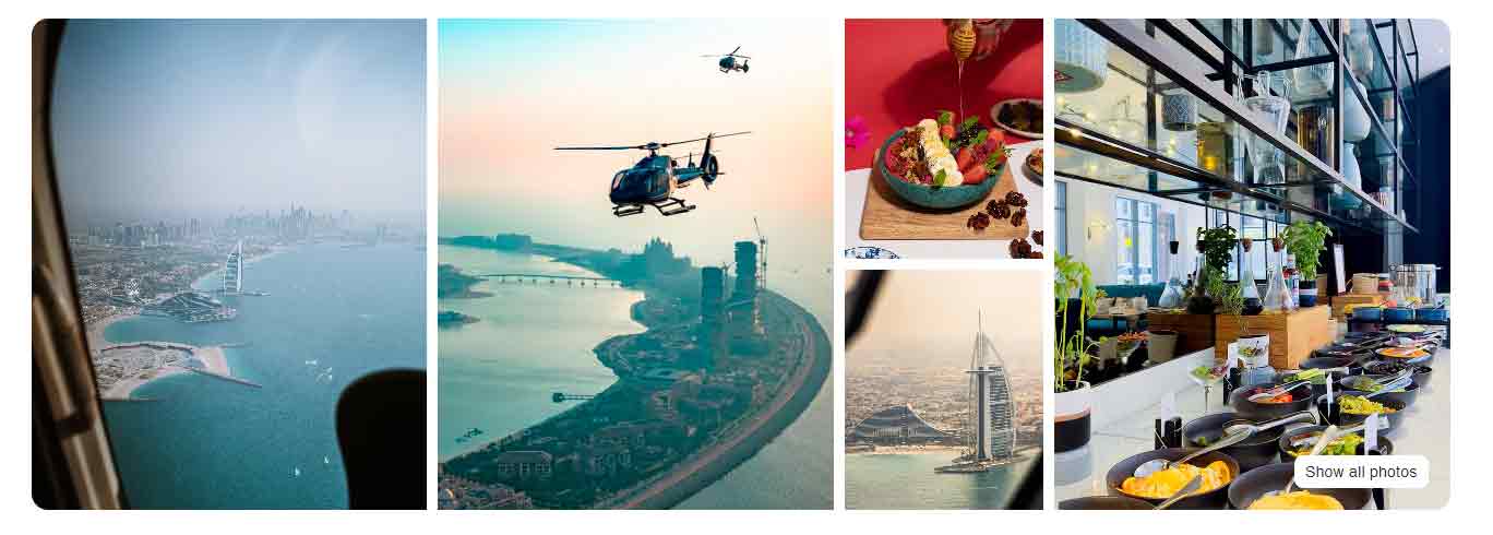 Falcon Helicopter Tour + Luxury Pool & Breakfast Experience at IBIS Hotel + RTA Ferry Tour