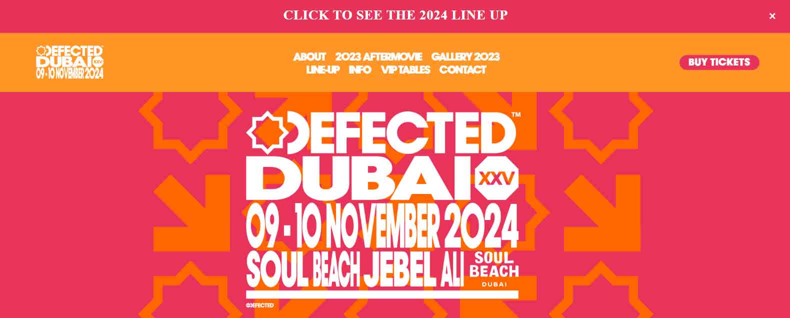 Defected Music Festival in Dubai 2024