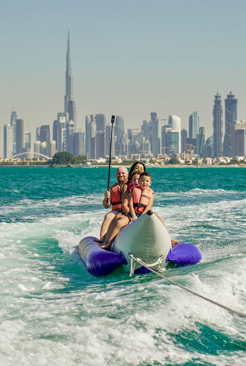 Banana Boat Rides at Jumeirah Beach