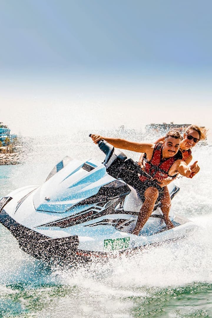 Jet Skiing at Jumeirah Beach