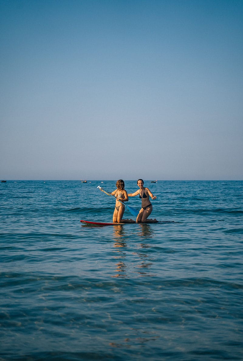 Paddleboarding at Jumeirah Beach