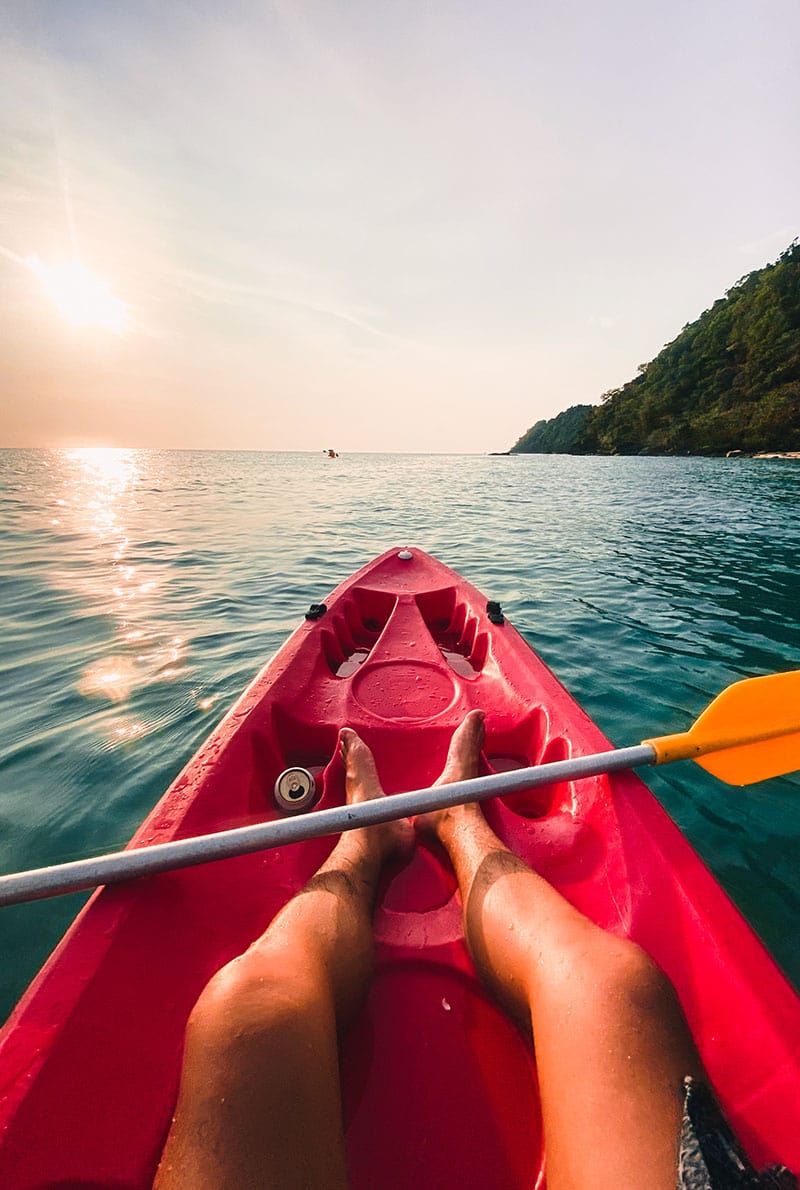 Kayaking at Jumeirah Beach